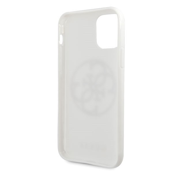Guess GUHCN65TPUWHGLG iPhone 11 Pro Max biały/white hard case